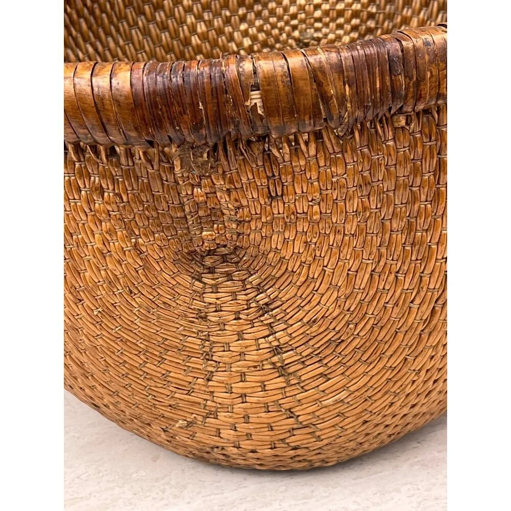 Chinese Rice Gathering Basket 15.5